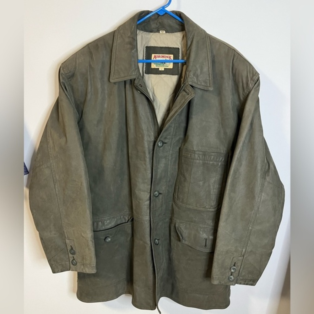 Vintage Genuine Leather Men's Adirondack by Savile Row Coat | Size‎ Large